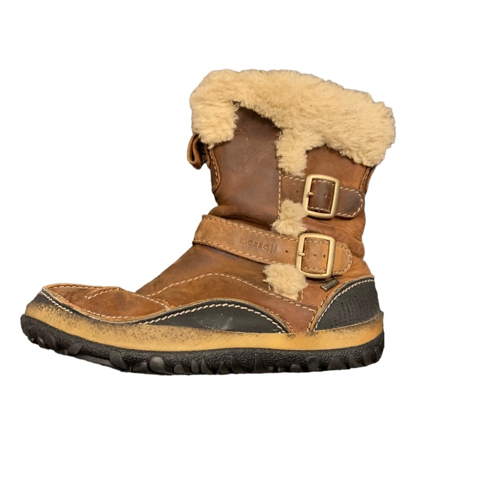 MERRELL TAIGA BUCKLE WATERPROOF CAMEL SIZE 6.5